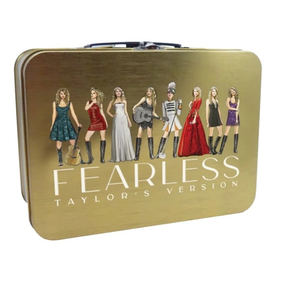 Taylor Swift Fearless (Taylor's Version) Metal Lunch Box - Special Edition - Picture 1 of 2